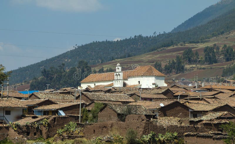 Ville au Pérou rural images stock Ville au Pérou rural images stock