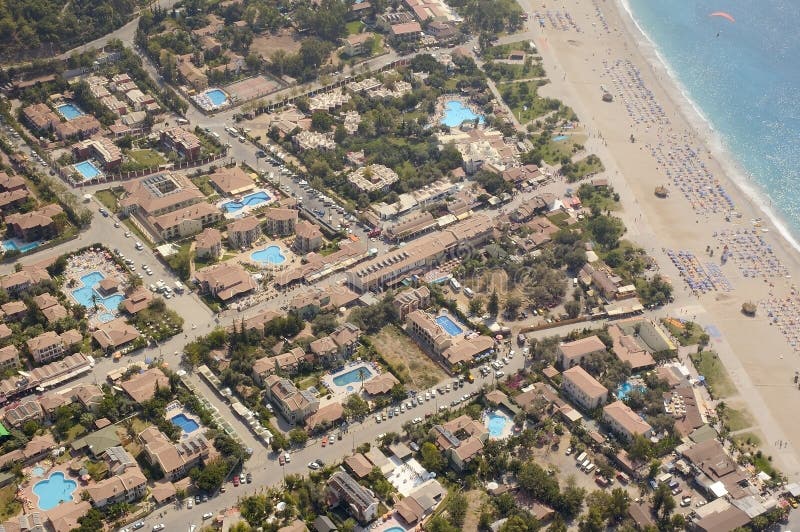 Ville côtière photo libre de droits