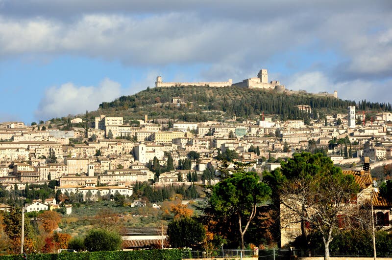 Ville d'Assisi, Italie images stock Ville d'Assisi, Italie images stock