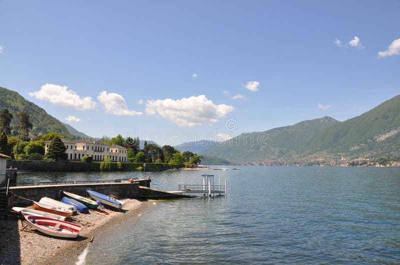 Ville de Bellagio au lac italien Como