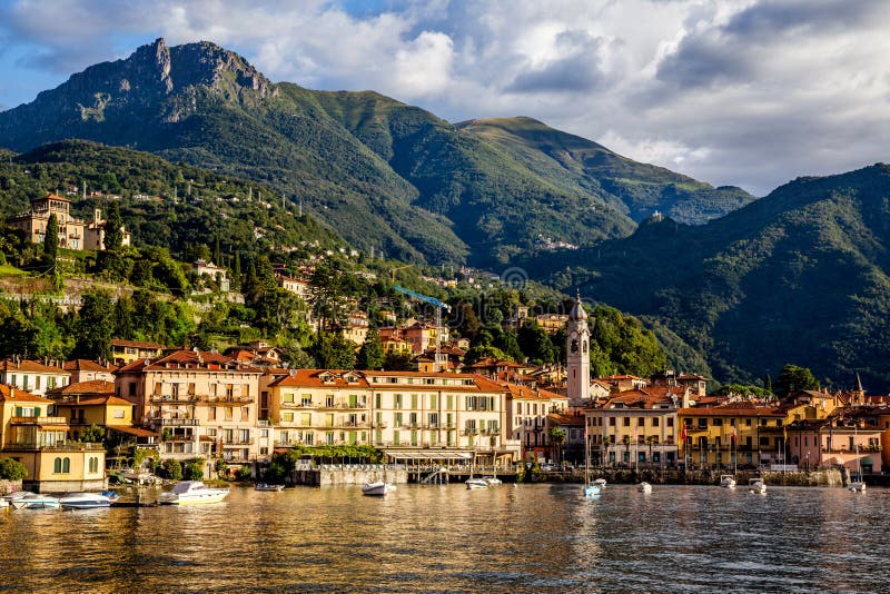 Ville de Bellagio, Italie photos libres de droits Ville de Bellagio, Italie photos libres de droits