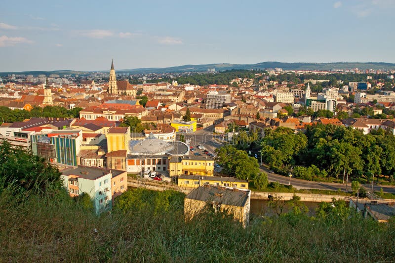 Ville de Cluj Napoca en Roumanie photo libre de droits Ville de Cluj Napoca en Roumanie photo libre de droits