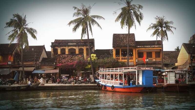 Ville de Hoi An des lanternes au Vietnam image libre de droits Ville de Hoi An des lanternes au Vietnam image libre de droits