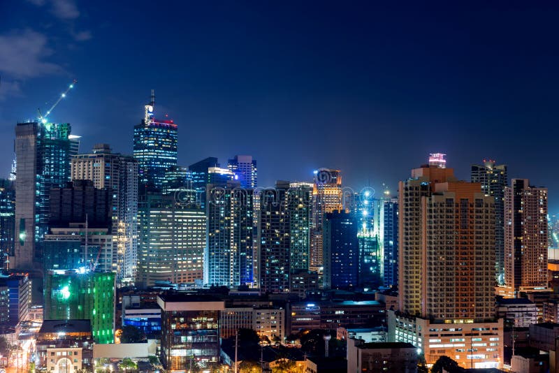 Ville de Makati de Manille image libre de droits Ville de Makati de Manille image libre de droits