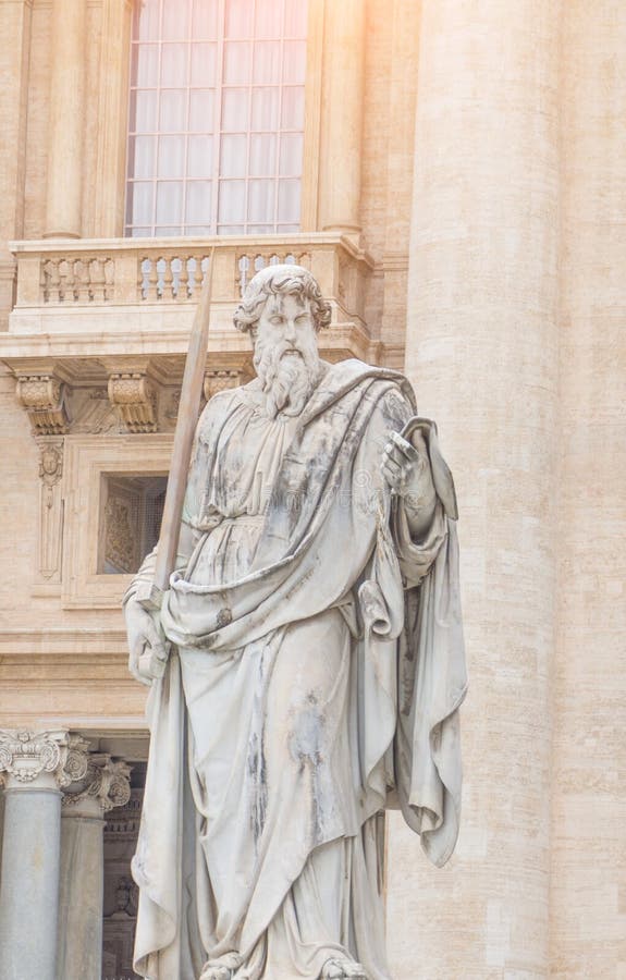 Ville du Vatican, Rome, Italie - 23 février 2019 : Statue de l'apôtre St Peter image stock Ville du Vatican, Rome, Italie - 23 février 2019 : Statue de l'apôtre St Peter image stock