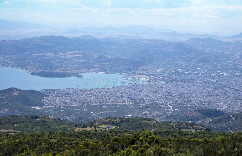Ville en Grèce photo stock Ville en Grèce photo stock