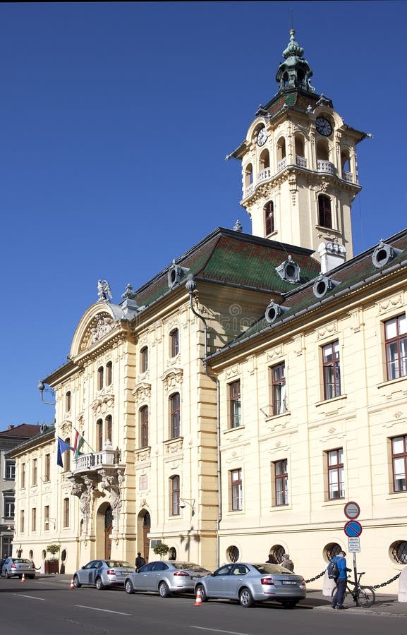Hôtel De Ville Dans Szeged, Hongrie. Photo stock - Image du sightseeing