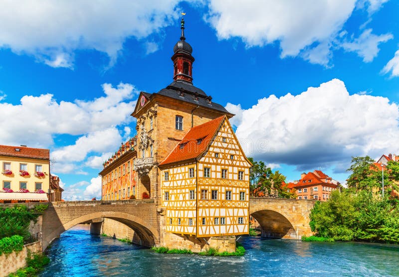 Ville hôtel à Bamberg, Allemagne images stock Ville hôtel à Bamberg, Allemagne images stock