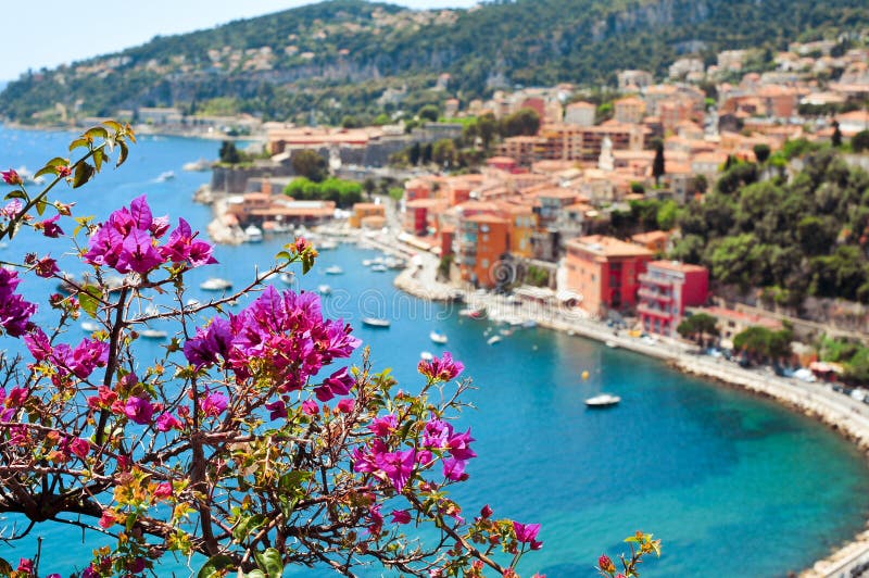 Villefranche-sur-Mer im französischen Riviera, Frankreich stockfoto Villefranche-sur-Mer im französischen Riviera, Frankreich stockfoto