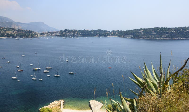 Villefranche-sur-Mer (Kooi d'Azur) stock fotografie Villefranche-sur-Mer (Kooi d'Azur) stock fotografie