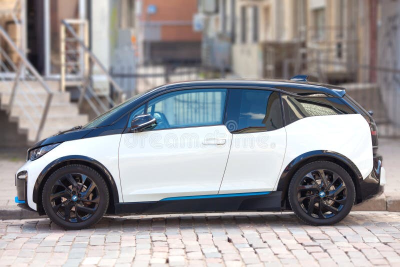 Vilnius, Lithuania, April 2023: BMW i3 electric car