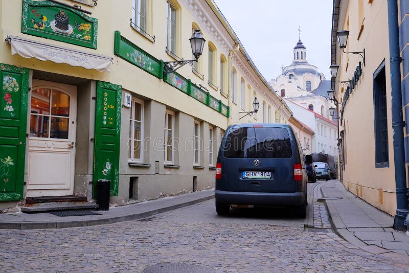 VILNIUS,LITHUANIA, November 17, 2014: view of the Vilnius city