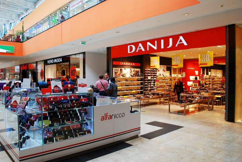 Vilnius Ozas Schopping House Centre Internal View Editorial Photo