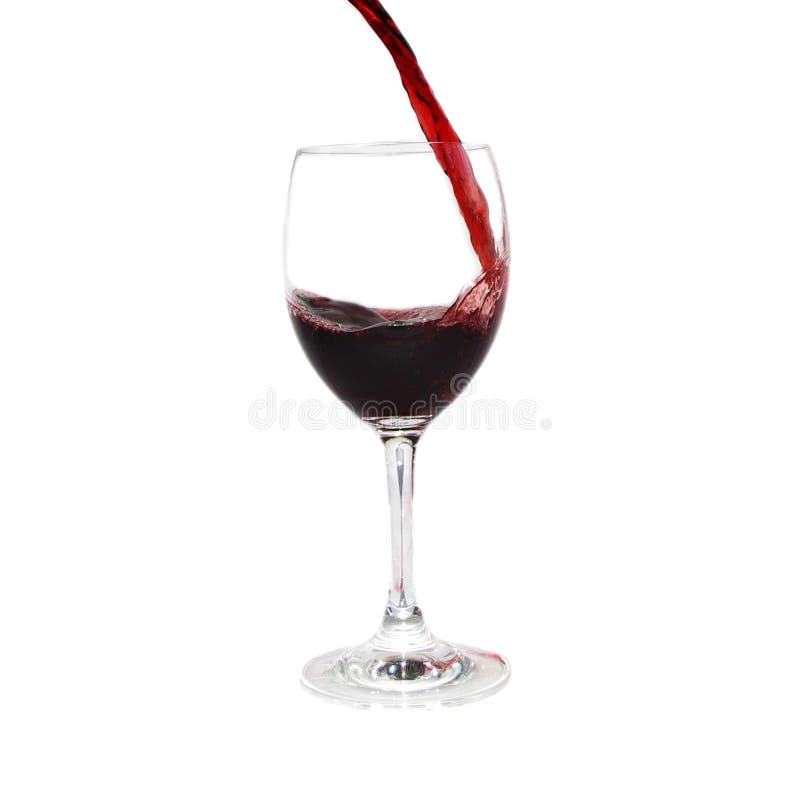 Vin rouge versant dans le verre sur le fond, l'abus d'alcool et le concept blancs d'alcoolisme, de célébration et de partie images stock Vin rouge versant dans le verre sur le fond, l'abus d'alcool et le concept blancs d'alcoolisme, de célébration et de partie images stock