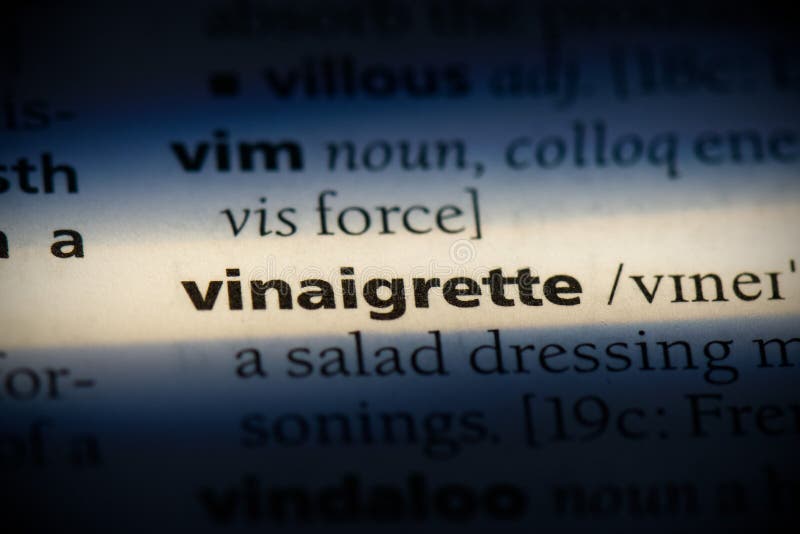 Vinaigrette stock image. Image of highlight, thesaurus 161577809