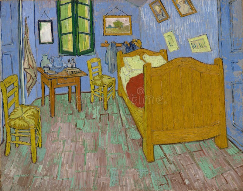 Vincent van Gogh. The bedroom, 1889. The Art Institute of Chicago. Vincent van Gogh. The bedroom, 1889. The Art Institute of Chicago.