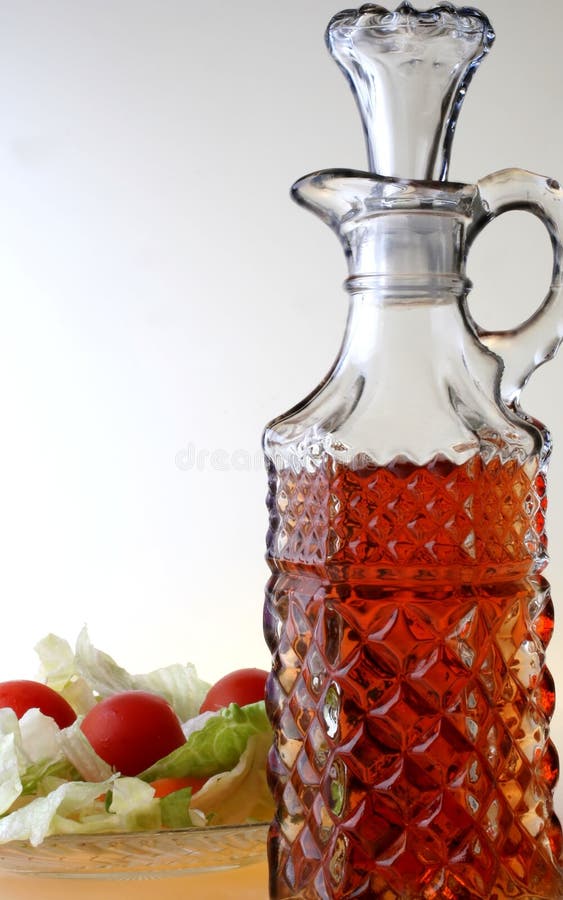 Vinegar Cruet and Salad