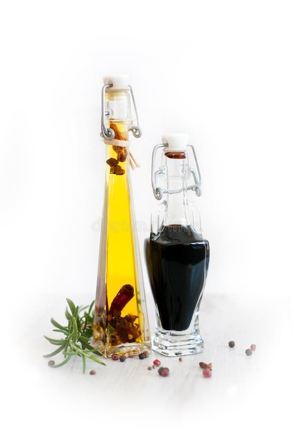 Vinegar and oil stock photo. Image of vinegar, olive 32860324