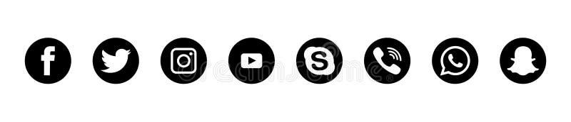 Instagram Facebook Logo Black White Stock Illustrations 7 Instagram Facebook Logo Black White Stock Illustrations Vectors Clipart Dreamstime