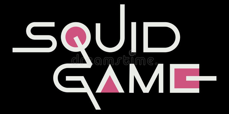 Squid Game Logo Series editorial photography. Illustration of ...