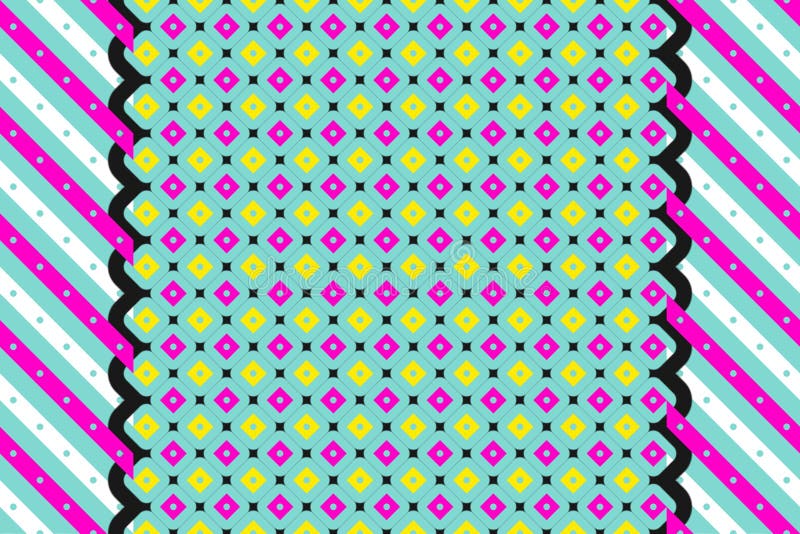 Vintage abstract geometric pattern wallpaper vector illustration Vintage abstract geometric pattern wallpaper vector illustration
