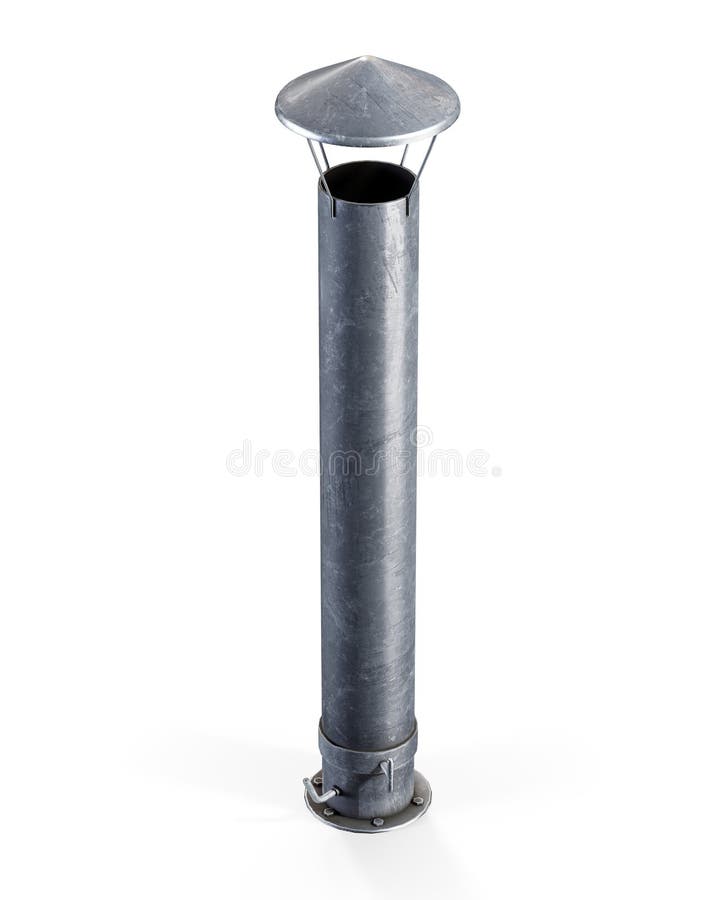 Vintage Air Horn with Rubber Bulb 3d Render Stock Illustration