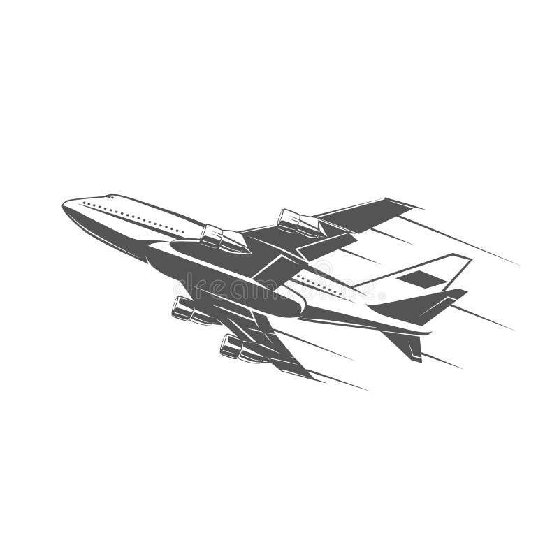 Download Vintage Airplane Symbol, Illustration. Stock Vector ...