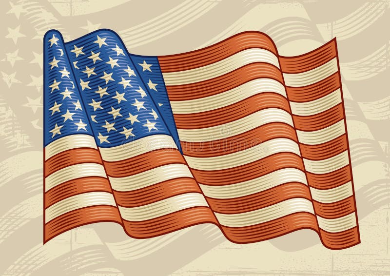 Vintage American Flag