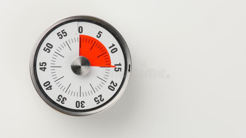 time for 15 minutes