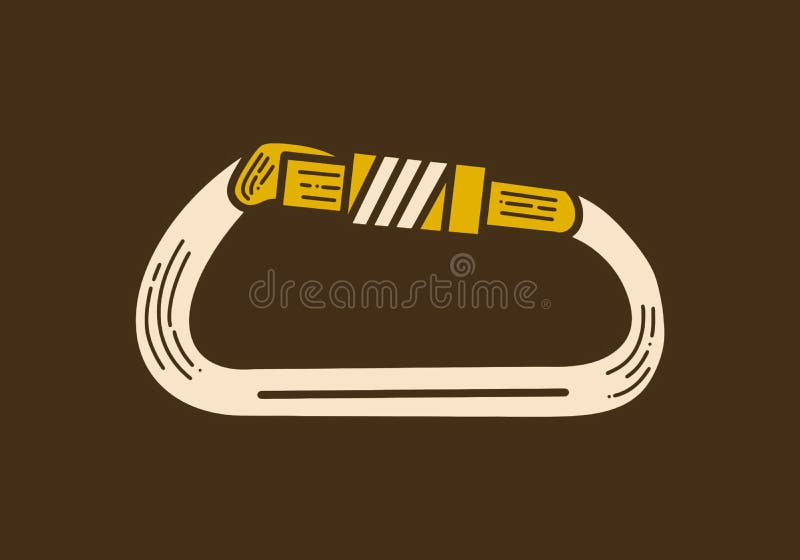 Carabiner Cliparts Stock Vector and Royalty Free Carabiner Illustrations