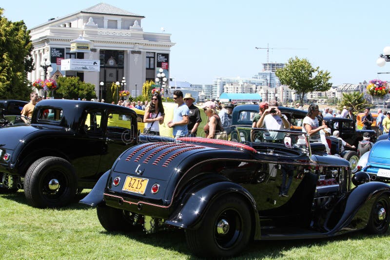 Vintage Auto Show in a Sunny Day Editorial Photo Image of vintage