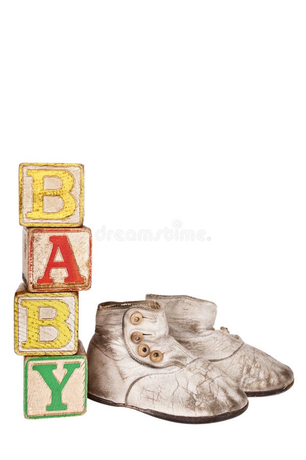 vintage baby blocks