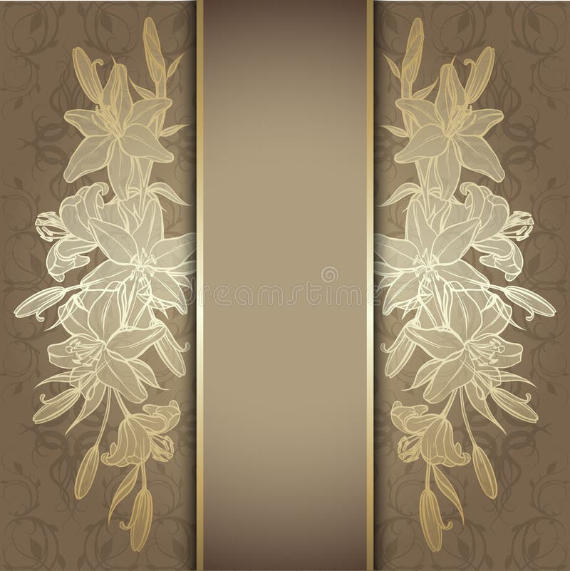 Luxury background with beautiful pattern