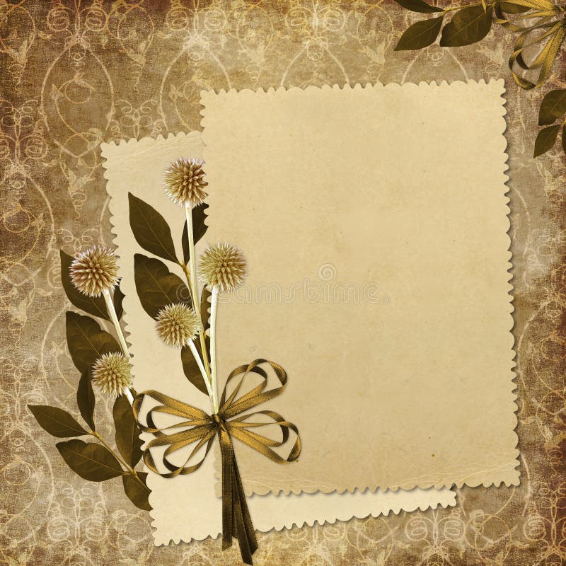 Vintage background for invitation