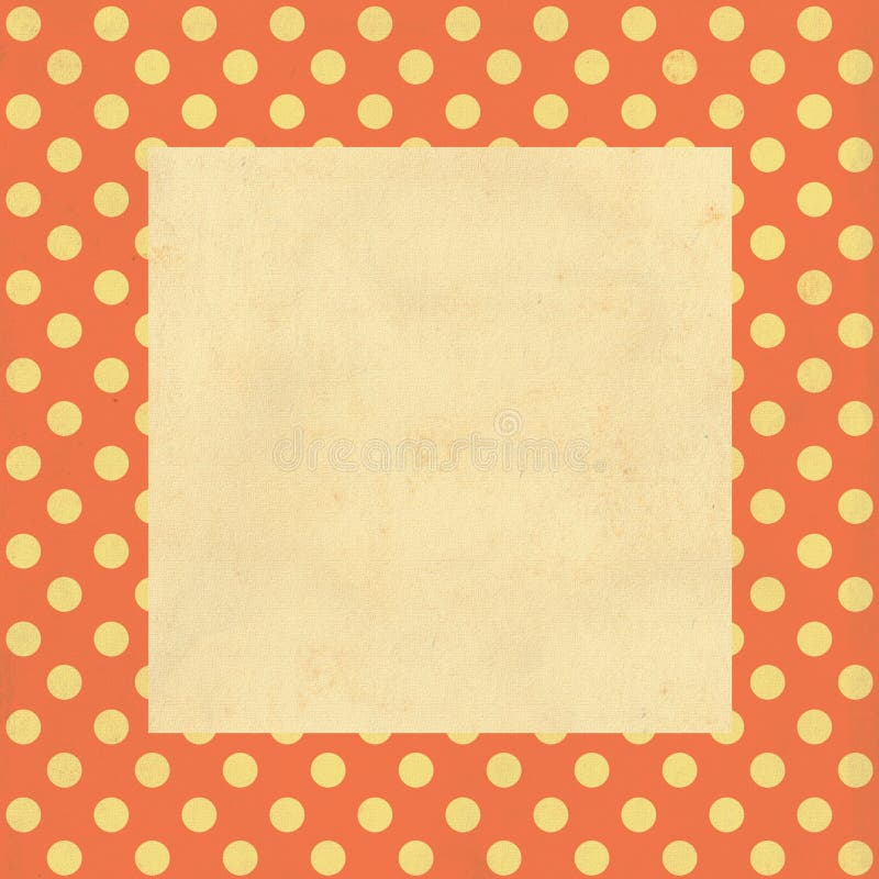 Vintage background, polka dot style