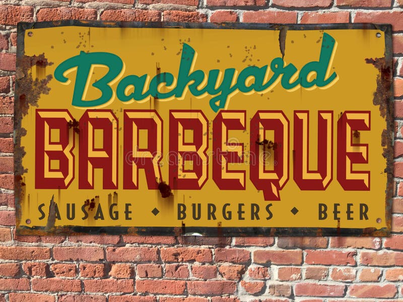 Barbeque BBQ Sign