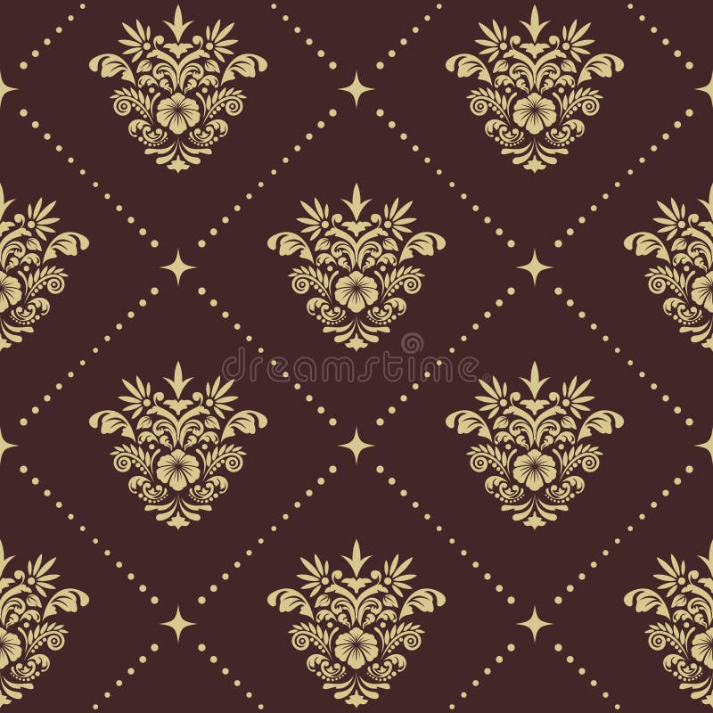Vintage baroque seamless pattern royalty free illustration Vintage baroque seamless pattern royalty free illustration