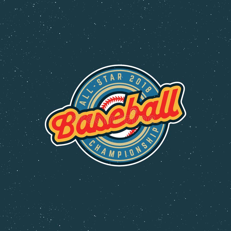 Download Vintage Baseball Logo. Retro Styled Sport Emblem. Vector ...