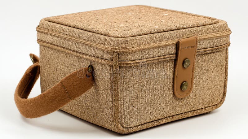 Vintage Beige Fabric Box royalty illustrazione gratis