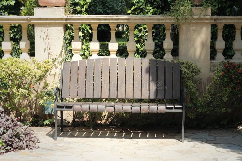 Vintage Bench Chair at the Nature Stock Image Image of formal, seat