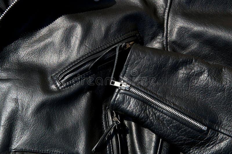 Leather Jacket stock image. Image of black, metal, dark - 24997655