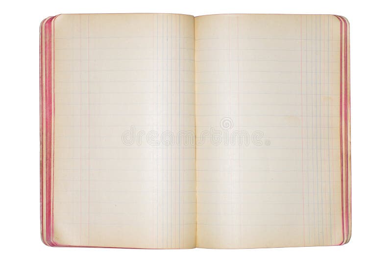 Open Vintage Notebook Stock Image Image Of Education 83083219