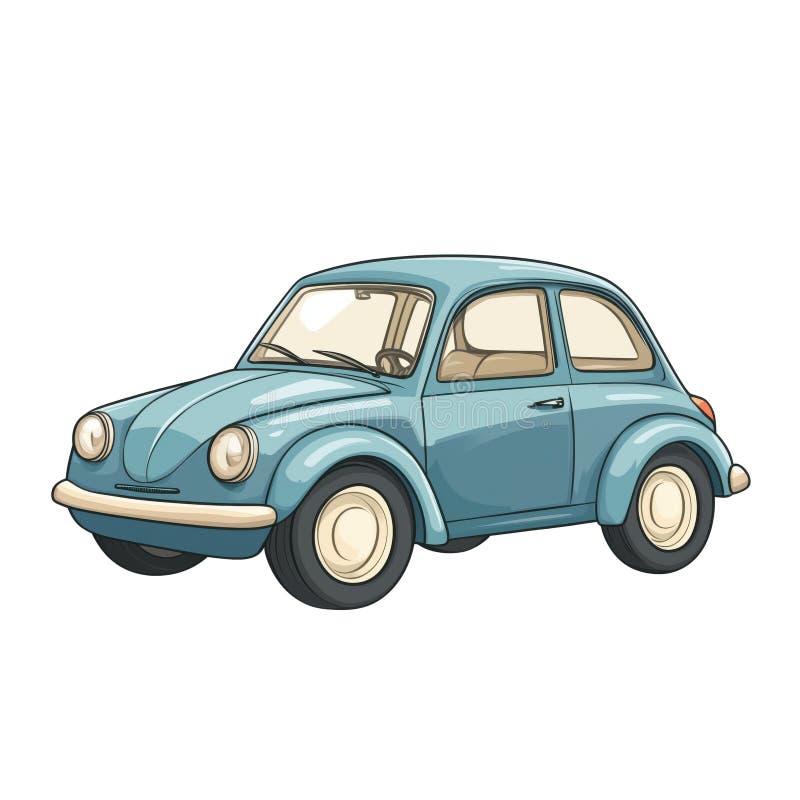 Vintage blue car style round reflektory prosta konstrukcja światło tło odizolowane na przezroczystym tle zdjęcie stock