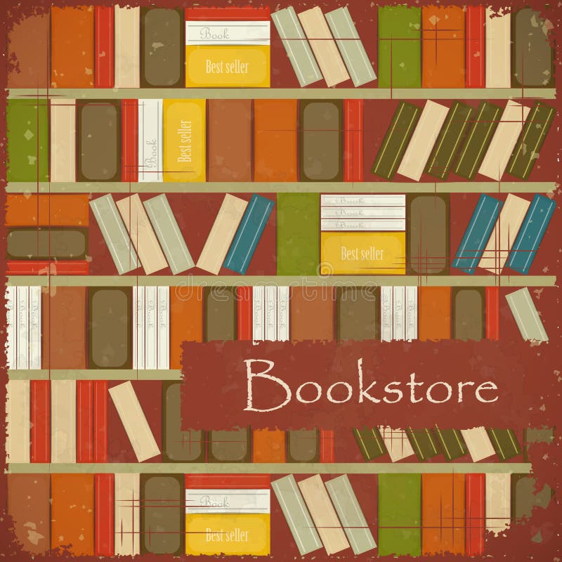 Vintage Bookstore Background