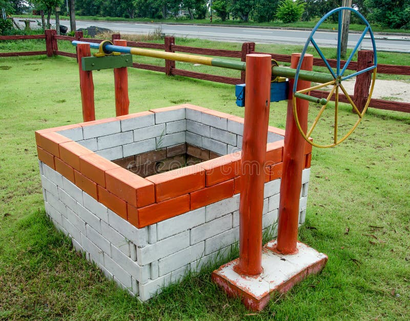waterput Water well house, Wishing well garden, Country cottage garden