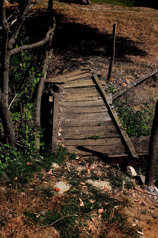 Vintage Bridge on Abandoned Ranch Stock Photo Image of light, vintage