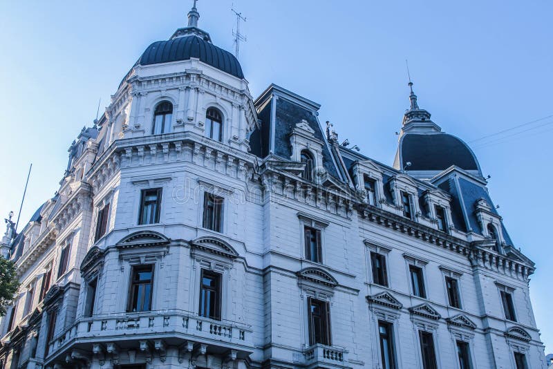 Vintage Building Architecture Windows Facade Exterior royalty free stock images