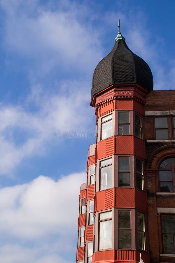 Vintage building. stock image. Image of portrait, illinois 49807293