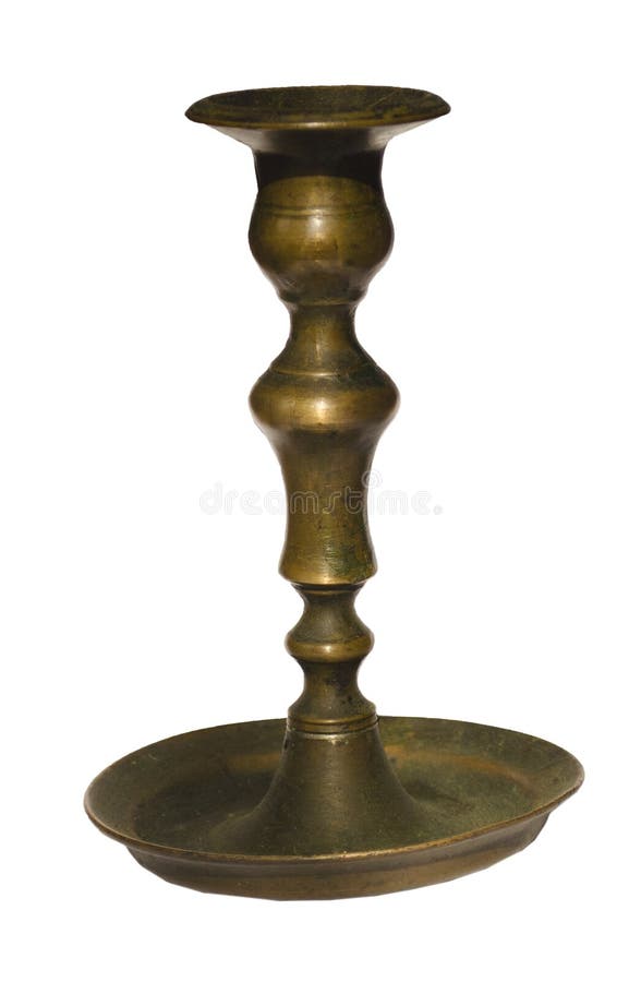Vintage candle holder stock photo. Image of candlestick 69115930