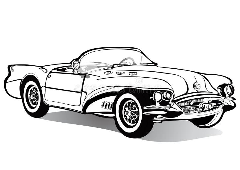 Buy Classic Car Fine Art Print Vintage Car Drawing Print Car Collector Art  Online in India - Etsy